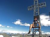 35 Alla croce del Pizzo Arera... Gessica...